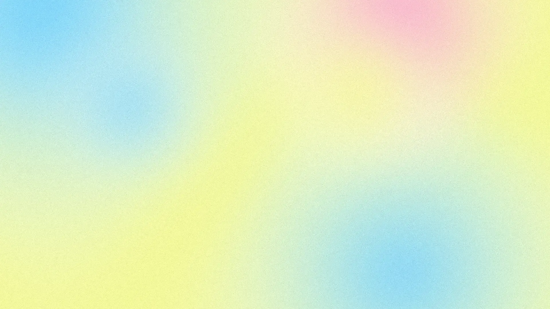 Soft blue, yellow, and pink gradient with a subtle grain texture